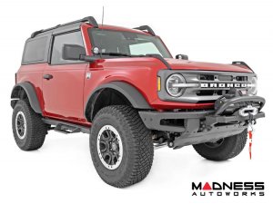 Ford Bronco Side Steps - 2 Door - AL2 Drop Step - Rough Country 